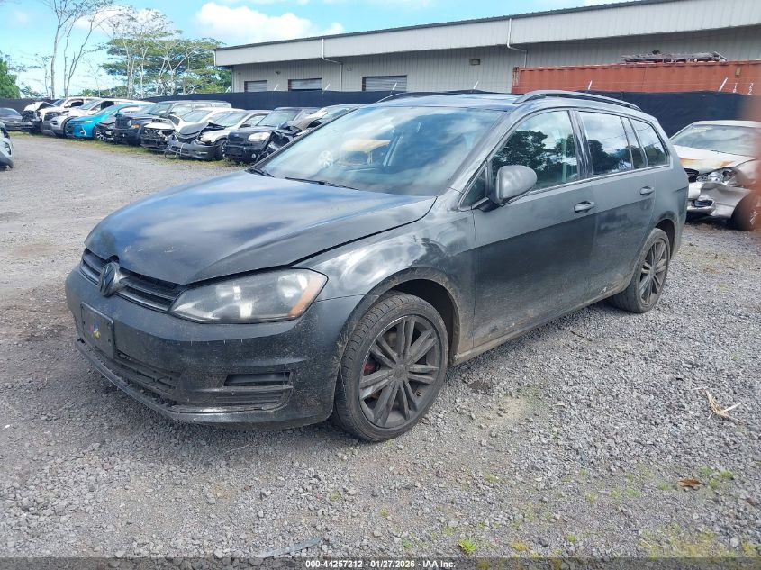 2015 Volkswagen Golf Sportwagen Tdi Se 4-Door