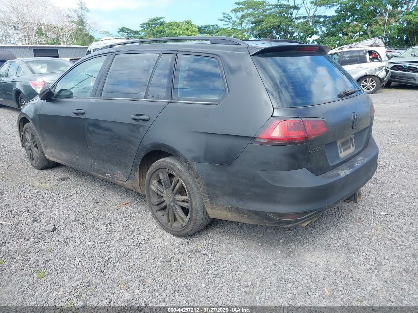 2015 Volkswagen Golf Sportwagen Tdi Se 4-Door
