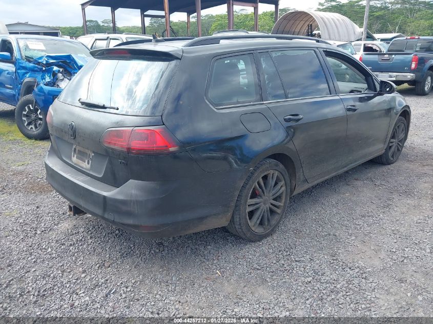 2015 Volkswagen Golf Sportwagen Tdi Se 4-Door