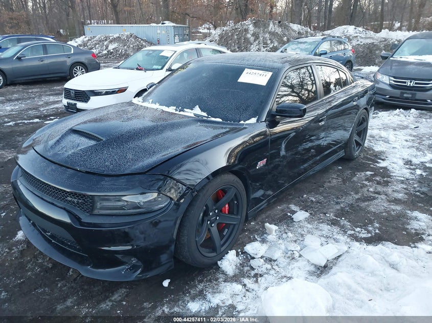 Vin: 2c3cdxej3jh336304, lot: 44753584, dodge charger srt 392 rwd 20182