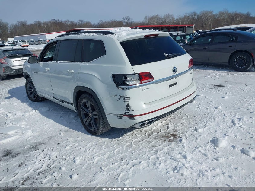2021 Volkswagen Atlas 3.6L V6 Se W/Technology R-Line