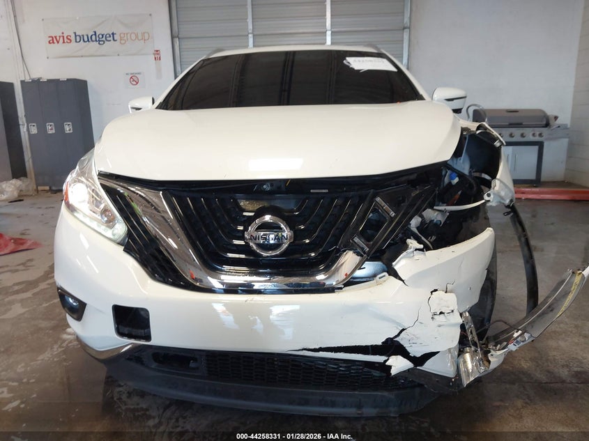 2017 Nissan Murano Sl VIN: 5N1AZ2MGXHN134280 Lot: 44258331