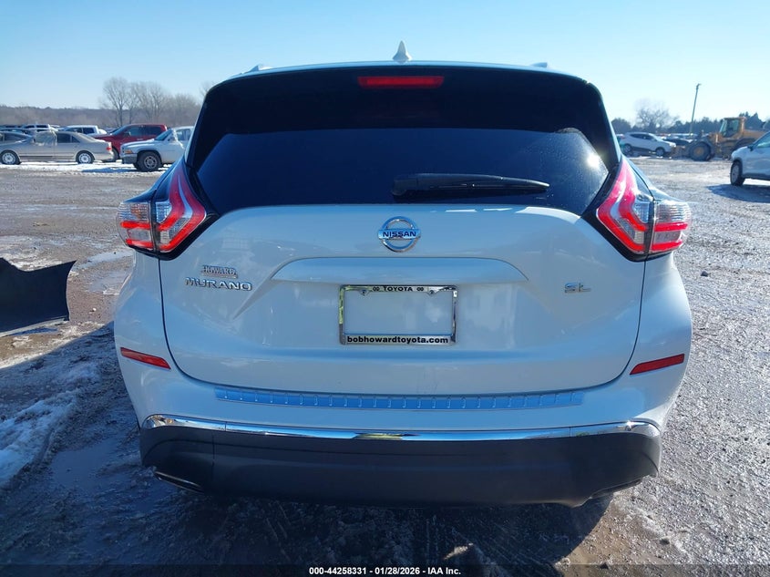 2017 Nissan Murano Sl VIN: 5N1AZ2MGXHN134280 Lot: 44258331