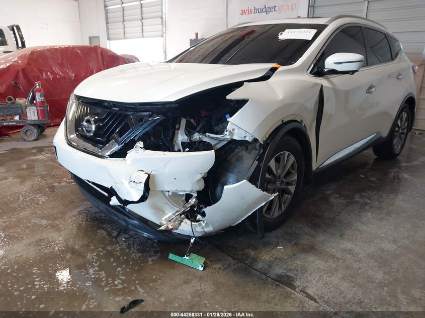 2017 Nissan Murano Sl VIN: 5N1AZ2MGXHN134280 Lot: 44258331