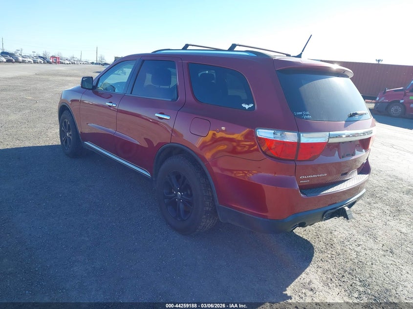 Vin: 1c4sdjdt3dc684814, lot: 44755366, dodge durango crew 20133