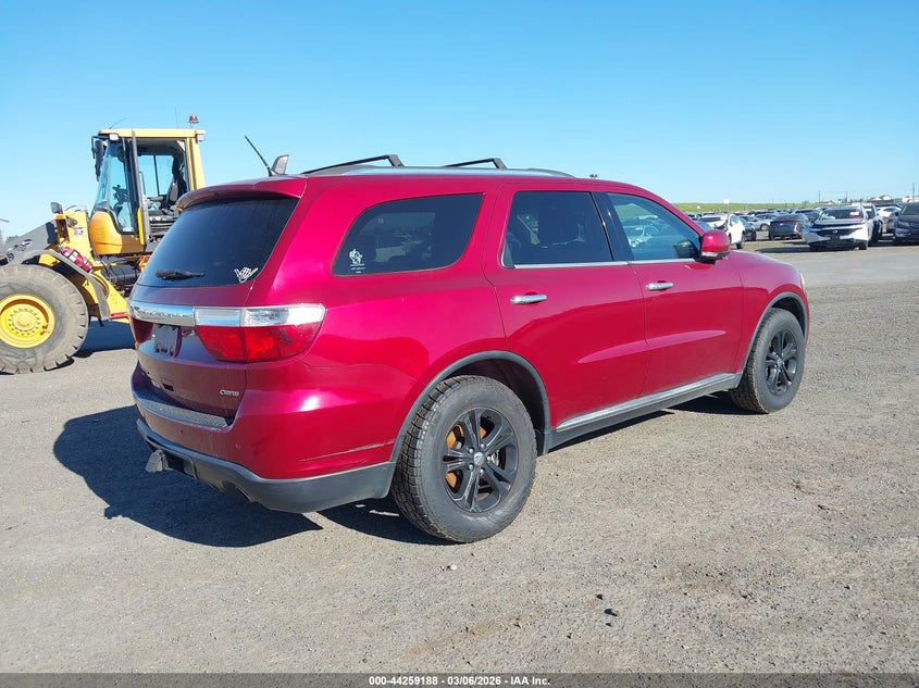 Vin: 1c4sdjdt3dc684814, lot: 44755366, dodge durango crew 20134