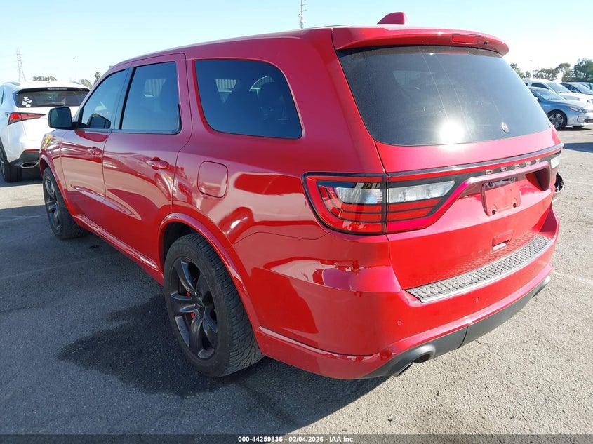 1C4RDHDG9HC690567 2017 Dodge Durango 3.6 Gt Rwd red
