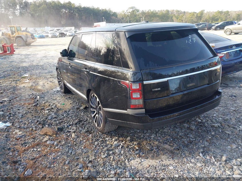 Vin: salgs2wf6ea192437, lot: 44756208, land rover range rover 3.0l v6 supercharged hse 20143