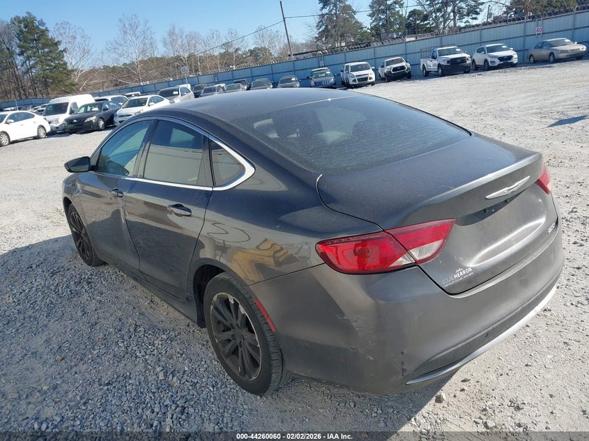 Vin: 1c3cccab4fn678028, lot: 44756345, chrysler 200 limited 20153