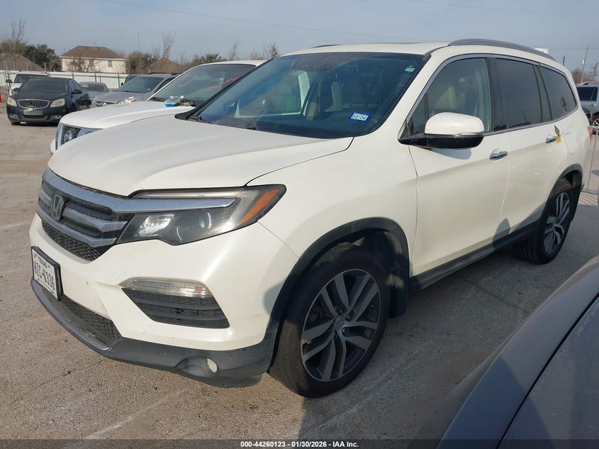 Vin: 5fnyf5h92gb051447, lot: 44756400, honda pilot touring 20162