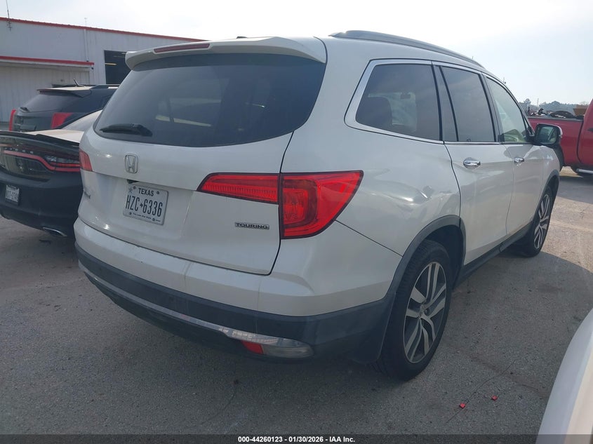 Vin: 5fnyf5h92gb051447, lot: 44756400, honda pilot touring 20164