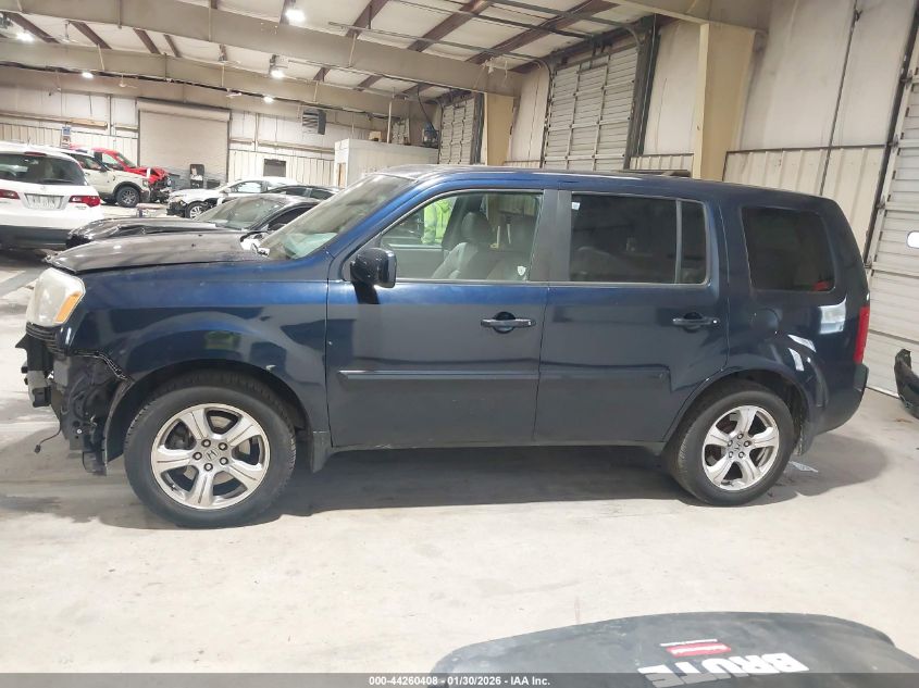 2013 Honda Pilot Ex-L VIN: 5FNYF3H61DB004450 Lot: 44260408