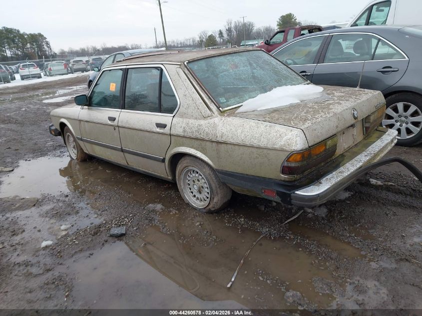 1986 BMW 528 E