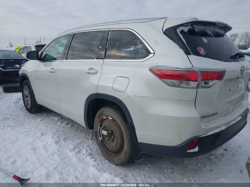 2015 Toyota Highlander Xle V6