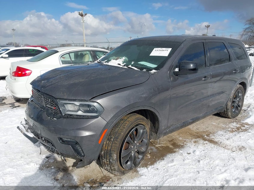 2021 Dodge Durango, Theft Recovery, IAAI, VIN 1C4RDJAG9MC766178 — photo 2