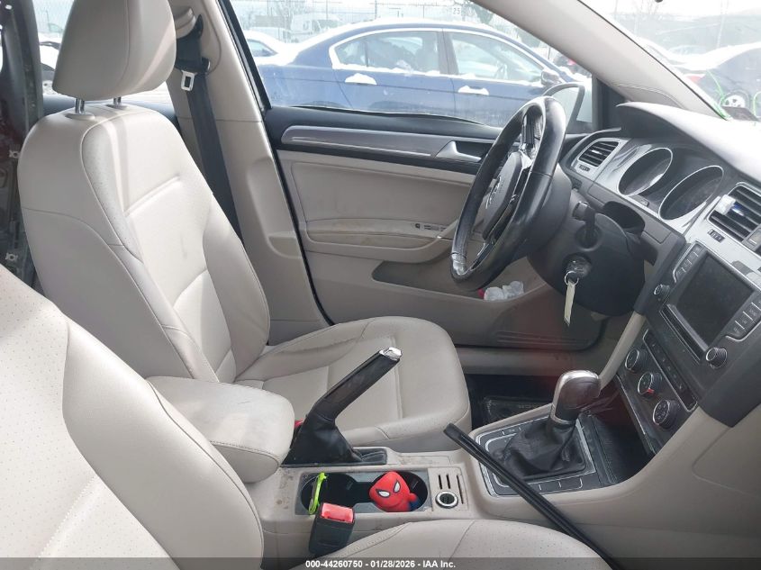 2017 Volkswagen Golf Alltrack Tsi S/Tsi Se/Tsi Sel