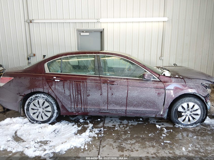 2012 Honda Accord 2.4 2.4 Lx red Lot 111044260764 Vin 1HGCP2F36CA038662