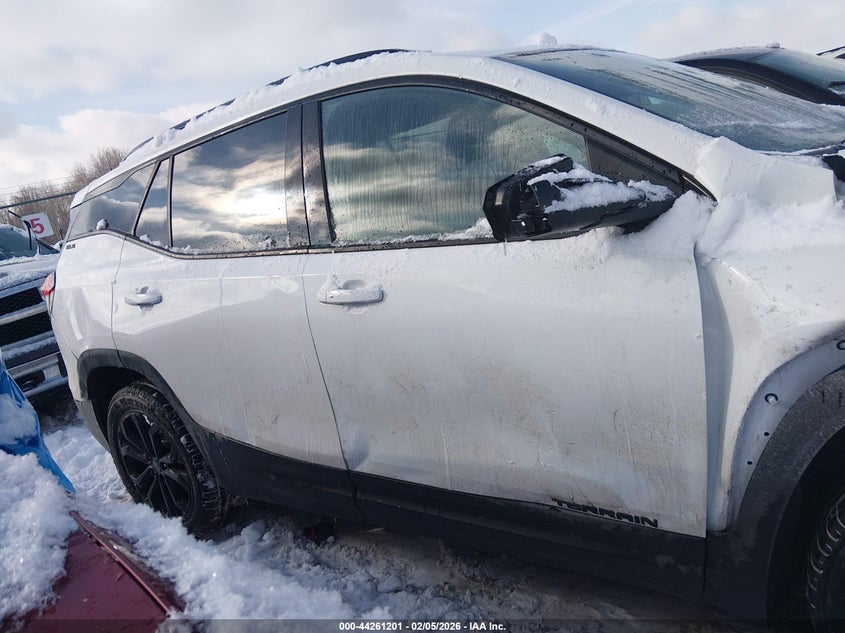 2019 Gmc Terrain 1.5 Sle white Lot 111044261201 Vin 3GKALTEV4KL364496