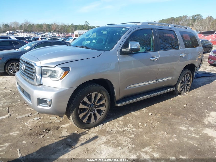 Vin: 5tdky5g12js072040, lot: 44757602, toyota sequoia limited 20182