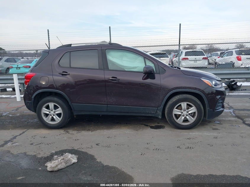 2021 Chevrolet Trax Fwd Lt VIN: KL7CJLSM0MB371548 Lot: 44261385