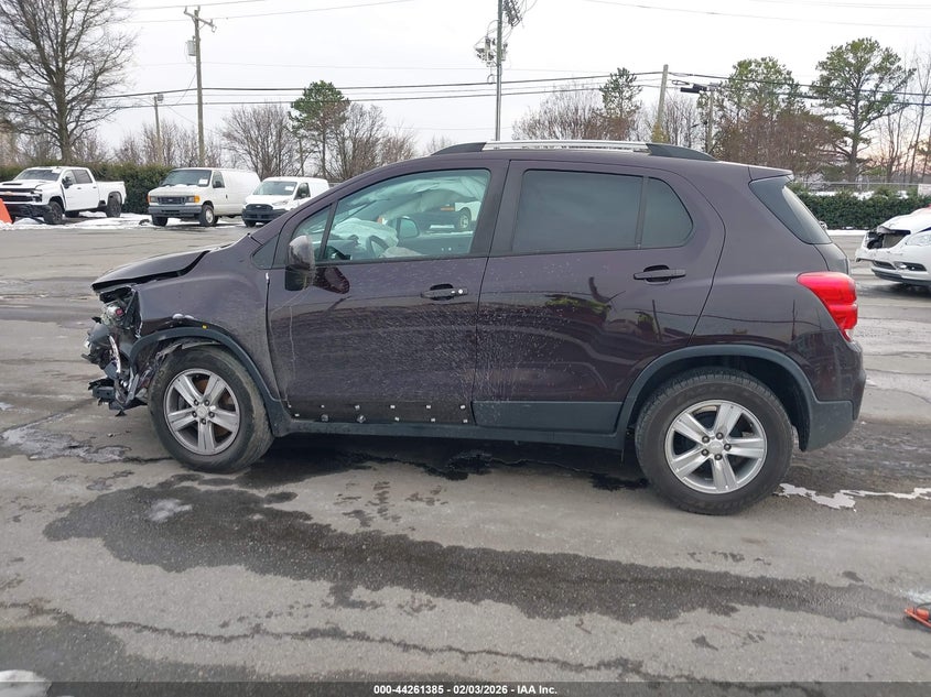 2021 Chevrolet Trax Fwd Lt VIN: KL7CJLSM0MB371548 Lot: 44261385