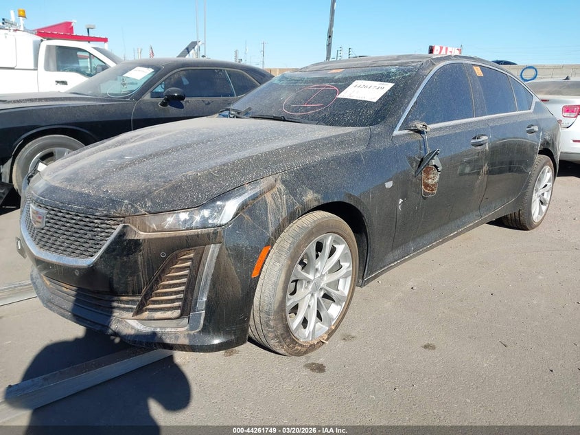 Vin: 1g6ds5rk1p0152606, lot: 44758026, cadillac ct5 premium luxury 20232