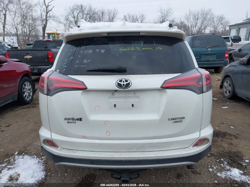 2016 Toyota Rav4 Limited VIN: JTMDFREV6GD188826 Lot: 44262255