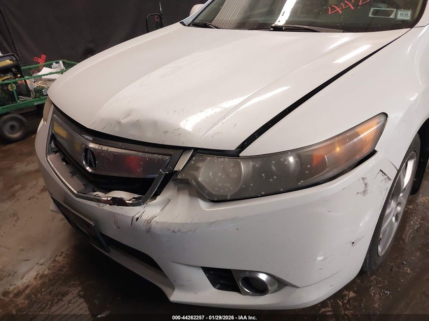 2012 Acura Tsx 2.4 white Lot 111044262257 Vin JH4CU2F41CC023716