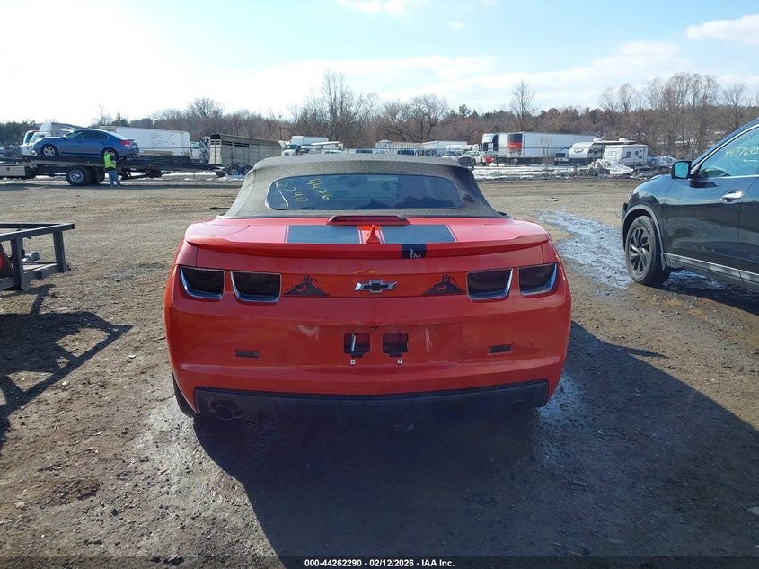2012 Chevrolet Camaro 3.6 1Lt orange Lot 111044262290 Vin 2G1FB3D36C9175396