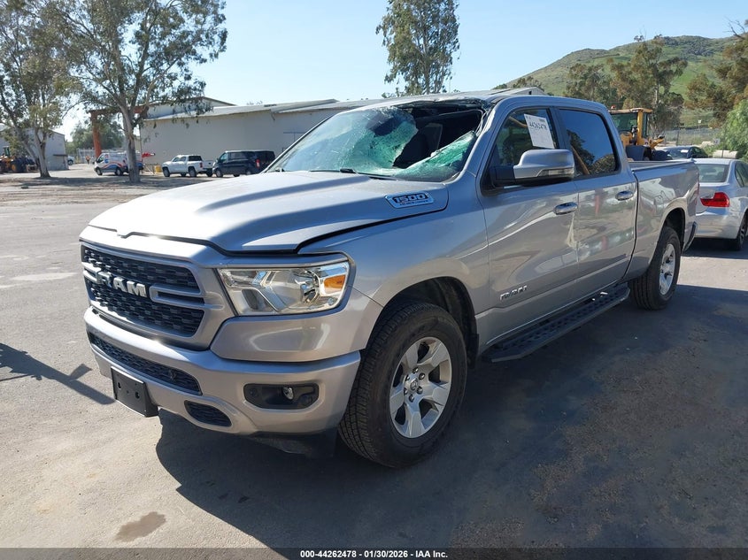 Vin: 1c6srfmtxrn154177, lot: 44758755, ram 1500 big horn  4x4 6'4 box 20242