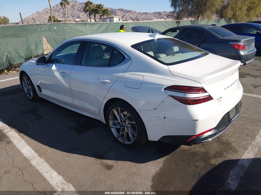 2022 Genesis G70 2.0T Rwd