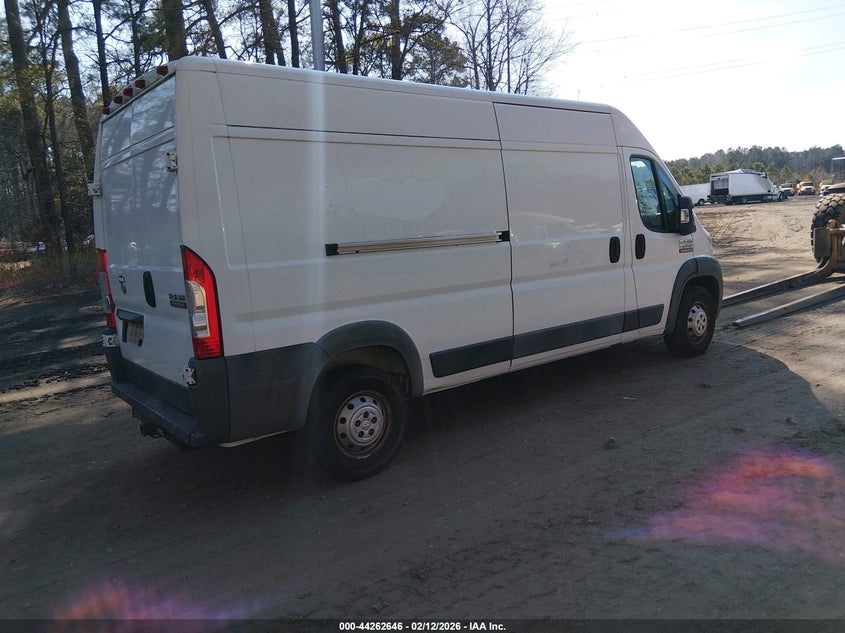 Vin: 3c6urvhd0ee122746, lot: 44758923, ram promaster 3500 high roof 20144
