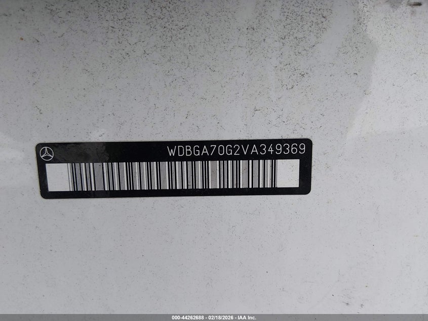 1997 Mercedes-Benz S 500 VIN: WDBGA70G2VA349369 Lot: 44262688