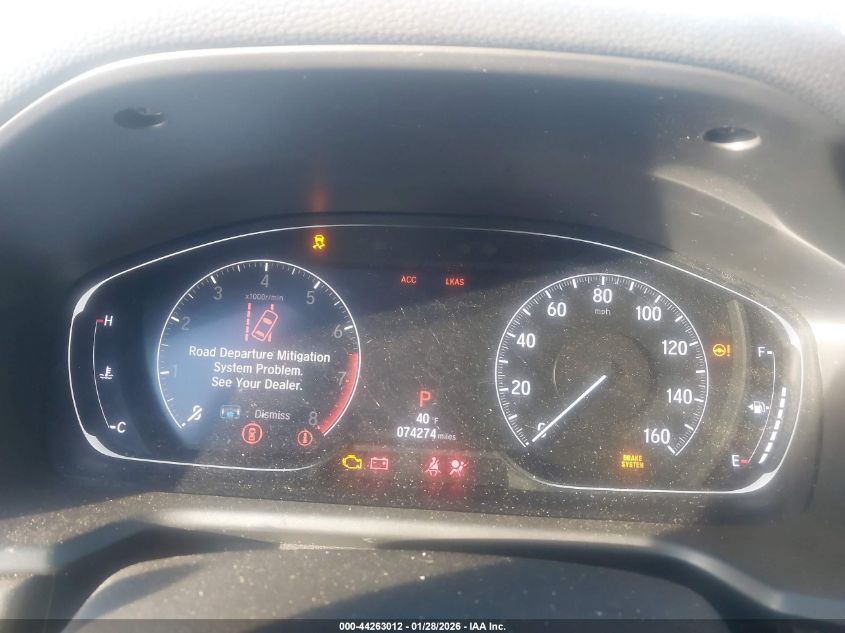 2019 Honda Accord Ex VIN: 1HGCV1F49KA068150 Lot: 44263012