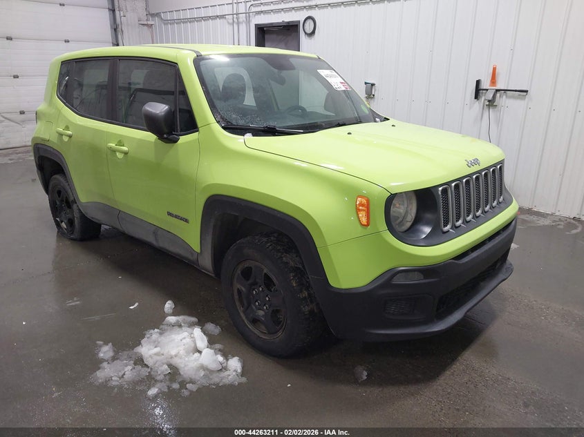 ZACCJBAB1JPJ00686 2018 Jeep Renegade Sport 4X4 auction photo 1