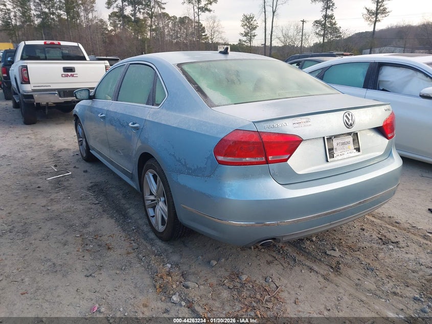 2013 Volkswagen Passat 2.0L Tdi Sel Premium