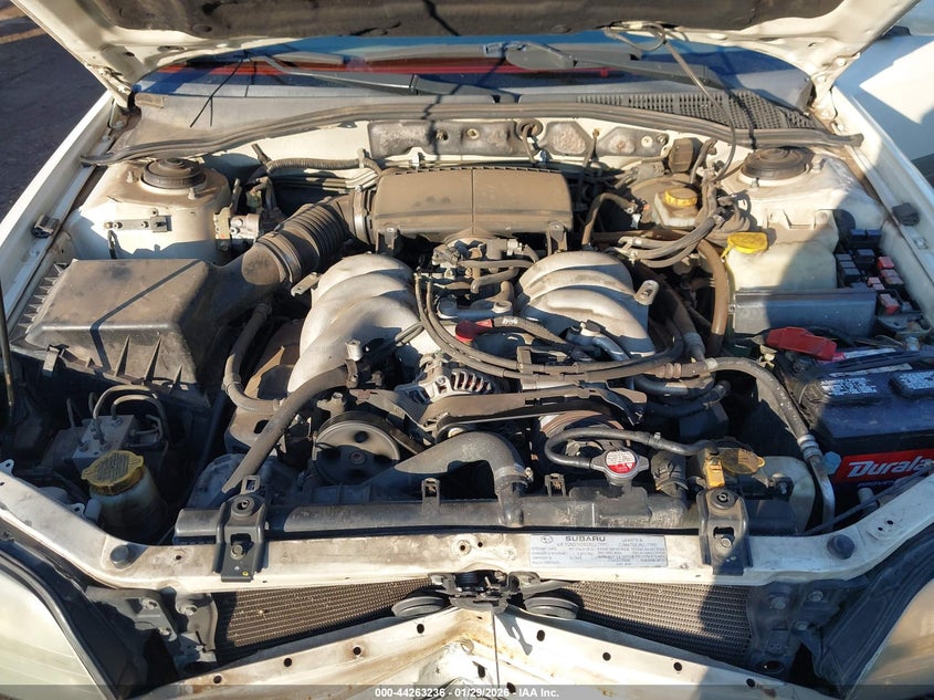 2002 Subaru Outback H6-3.0/H6-3.0 Vdc VIN: 4S3BE896927212731 Lot: 44263236