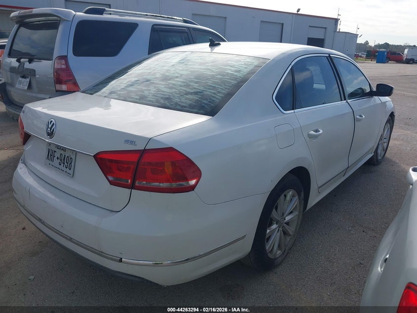 2013 VOLKSWAGEN PASSAT SEDAN 2.5L I-5 DOHC, VVT, 170HP