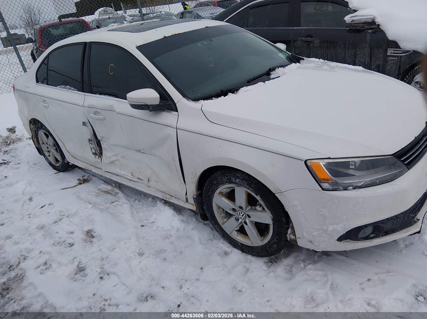 2012 Volkswagen Jetta 2.0 2.0L Tdi white Lot 111044263506 Vin 3VWLL7AJ1CM017585
