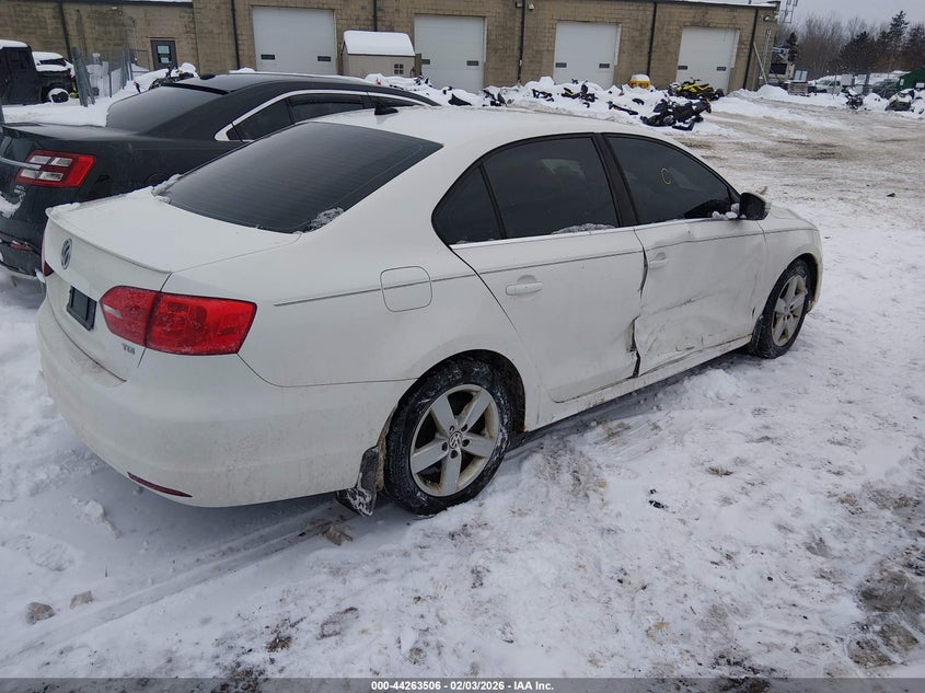 2012 Volkswagen Jetta 2.0 2.0L Tdi white Lot 111044263506 Vin 3VWLL7AJ1CM017585