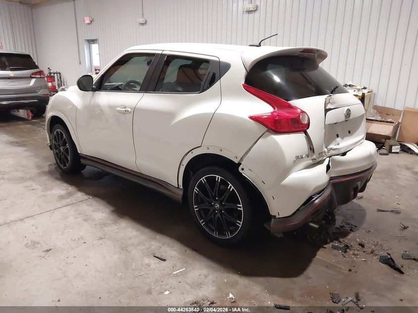 Vin: jn8af5mr0et362638, lot: 44760117, nissan juke nismo 20143