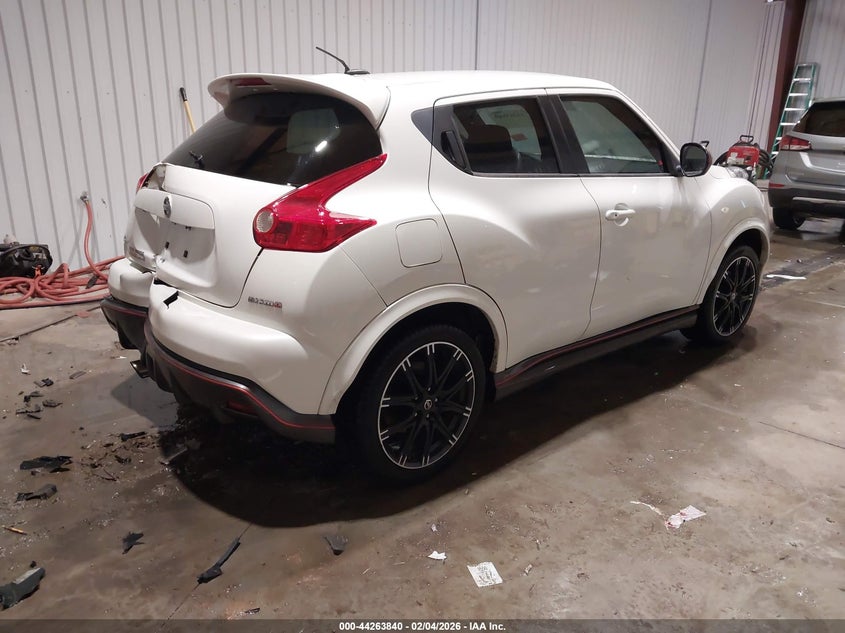 Vin: jn8af5mr0et362638, lot: 44760117, nissan juke nismo 20144