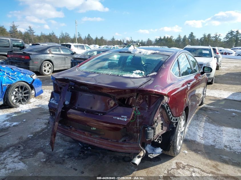 2017 Ford Fusion Hybrid Se
