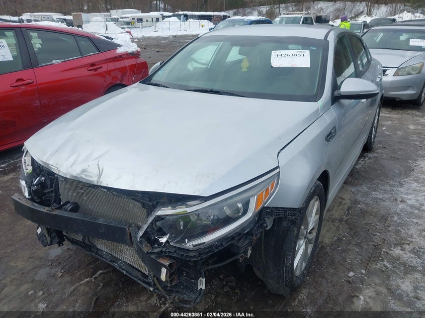 Vin: 5xxgt4l31jg274181, lot: 44760128, kia optima lx 20182
