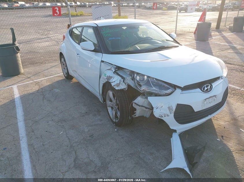 KMHTC6AD4CU058307 2012 Hyundai Veloster Base W/Gray auction photo 1