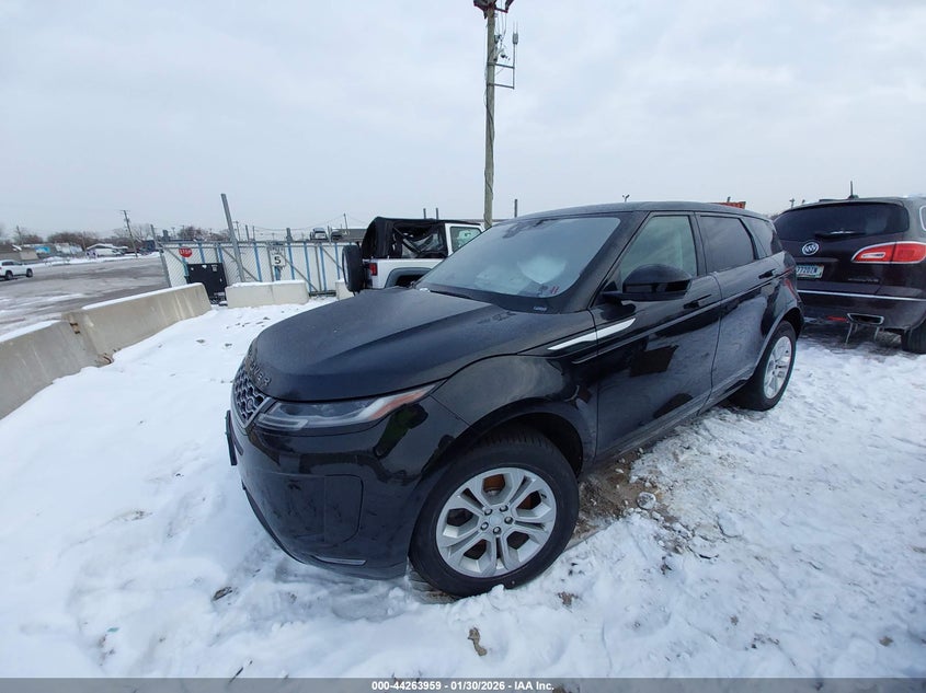 Vin: salzj2fx2lh081943, lot: 44760236, land rover range rover evoque s 20202