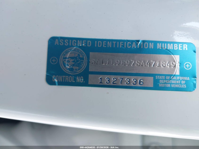 2025 Land Rover Range Rover Sport P530 Dynamic Se VIN: SAL1L9E97SA471849 Lot: 44264035