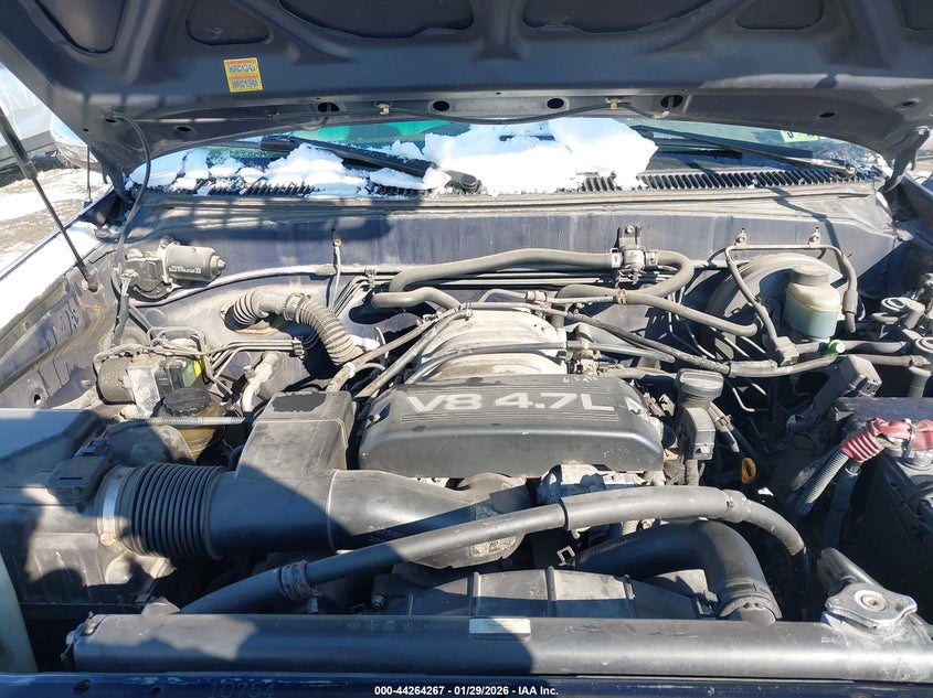 2000 Toyota Tundra Sr5 V8 VIN: 5TBBT4419YS026723 Lot: 44264267