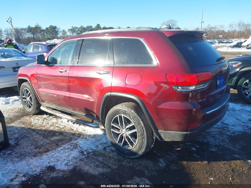 VIN 1C4RJFBGXJC326972 2018 JEEP GRAND CHEROKEE LIMITED 4X4