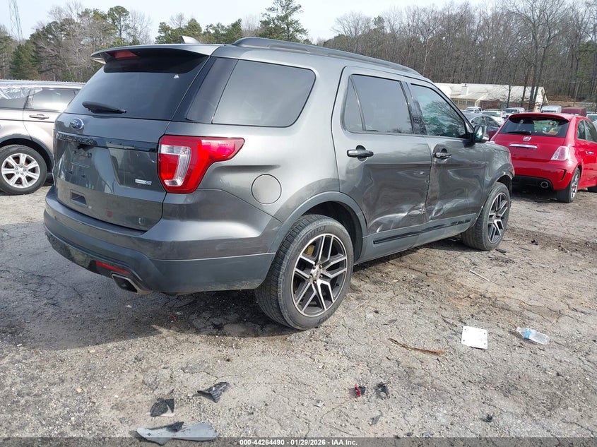 Vin: 1fm5k8gt8hga45846, lot: 44760767, ford explorer sport 20174
